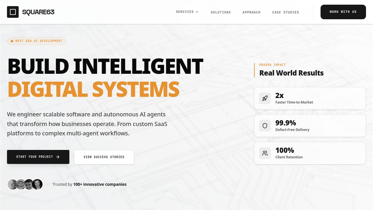 Square63 Agentic AI logo